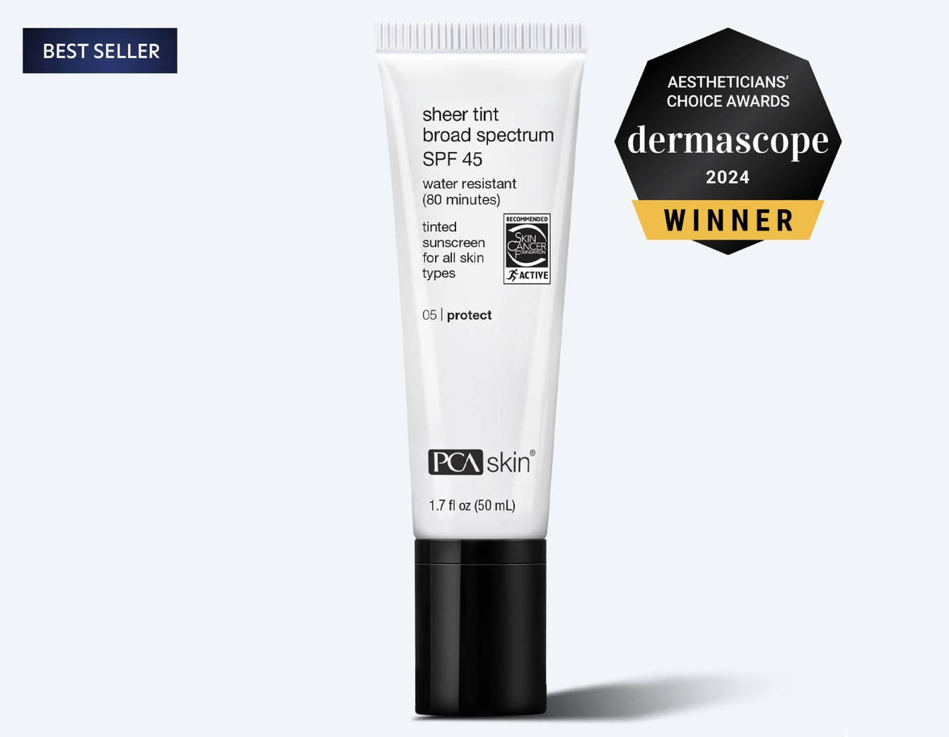 PCA SKIN- Sheer Tint Broad Spectrum SPF 45